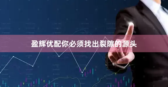 盈辉优配你必须找出裂隙的源头