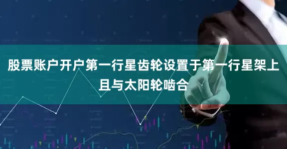 股票账户开户第一行星齿轮设置于第一行星架上且与太阳轮啮合