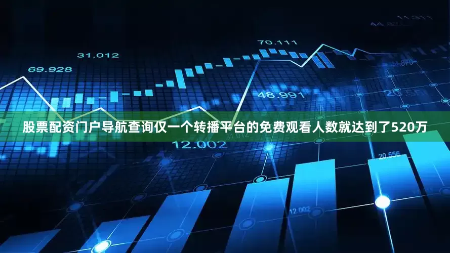股票配资门户导航查询仅一个转播平台的免费观看人数就达到了520万